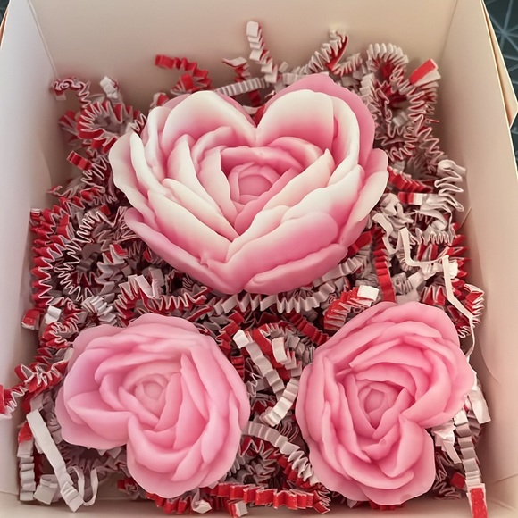 Handmade Goat's Milk Soap Valentine's Day Box - 2/3 Pieces of your choice! - Picture 7 of 13